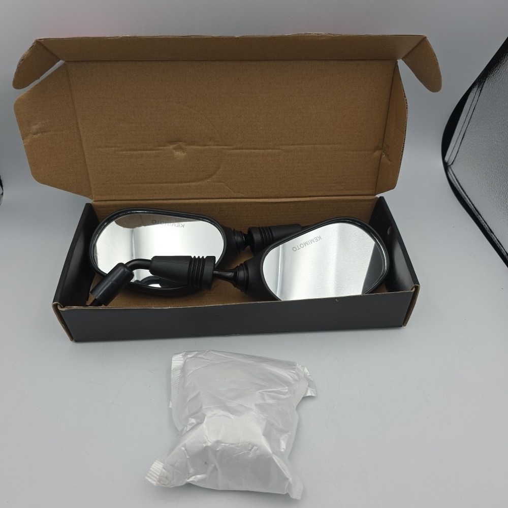 ATV Rear View Mirror, 360° Adjustable Side Mirror for 7/8" Handlebars Kemi Moto